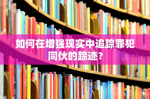 如何在增强现实中追踪罪犯同伙的踪迹？