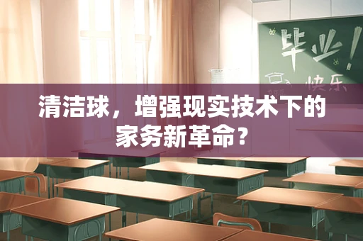 清洁球，增强现实技术下的家务新革命？