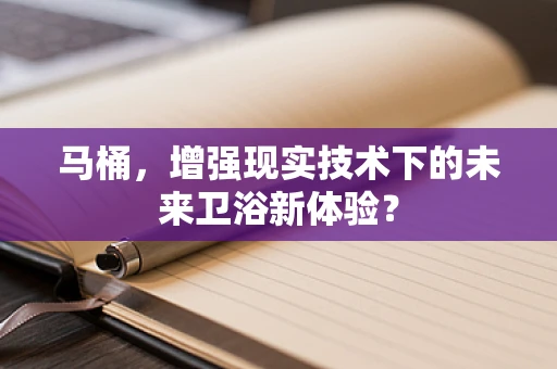 马桶，增强现实技术下的未来卫浴新体验？