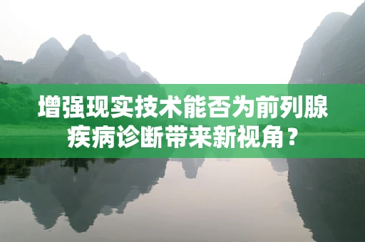 增强现实技术能否为前列腺疾病诊断带来新视角？