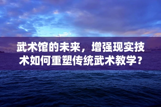 武术馆的未来，增强现实技术如何重塑传统武术教学？