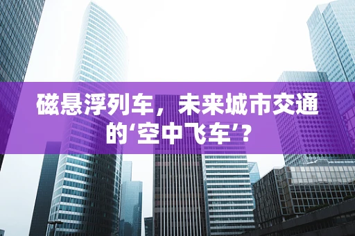 磁悬浮列车，未来城市交通的‘空中飞车’？