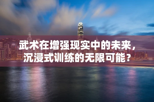 武术在增强现实中的未来，沉浸式训练的无限可能？