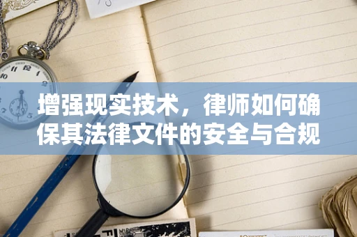 增强现实技术，律师如何确保其法律文件的安全与合规？