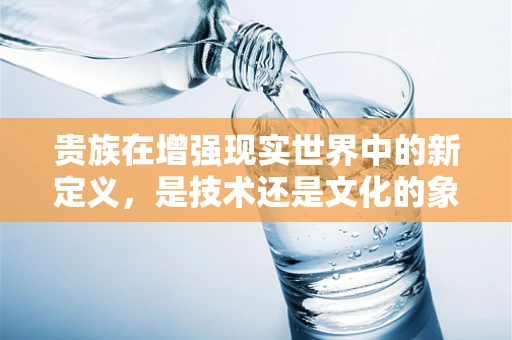 贵族在增强现实世界中的新定义，是技术还是文化的象征？