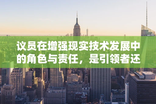 议员在增强现实技术发展中的角色与责任，是引领者还是旁观者？